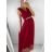 Šaty dlhé spoločenské elegantné plesové dámske (S/M ONE SIZE) TALIANSKA MÓDA IMM22Q52232/DUR smaragdová S/M/L
