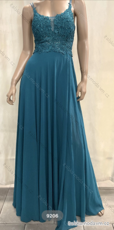 Šaty dlhé elegantné na ramienka dámske (S/M ONE SIZE) TALIANSKA MÓDA FMPRP239206