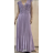 Šaty dlouhé elegantní bez rukávu dámské (S/M ONE SIZE) ITALSKÁ MÓDA FMPRP239336
