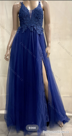 Šaty dlhé elegantné na ramienka dámske (S/M ONE SIZE) TALIANSKA MÓDA FMPRP239368