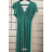 Šaty dlhé krátky rukáv dámske (S/M ONE SIZE) TALIANSKA MÓDA FMPRP23SF6054