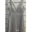 Šaty elegantní skládané na ramínka dámské (S/M ONE SIZE) ITALSKÁ MÓDA FMPRP23HM2306