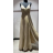 Šaty dlhé elegantné spoločenské na ramienka dámske (S/M ONE SIZE) TALIANSKA MÓDA FMPRP23C9326