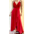 Šaty dlhé elegantné na ramienka dámske (S/M ONE SIZE) TALIANSKA MÓDA FMPRP23JR19035