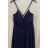 Šaty dlhé elegantné na ramienka dámske (S/M ONE SIZE) TALIANSKA MÓDA FMPRP23JR19035