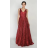 Šaty dlhé elegantné spoločenské na ramienka dámske (S/M ONE SIZE) TALIANSKA MÓDA FMPRP23DF9137