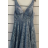 Šaty dlhé elegantné spoločenské na ramienka dámske (S/M ONE SIZE) TALIANSKA MÓDA FMPRP23DF9137