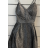 Šaty elegantné na ramienka dámske (S/M ONE SIZE) TALIANSKA MÓDA FMPRP23HM2261