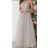 Šaty dlhé elegantné spoločenské na ramienka dámske (S/M ONE SIZE) TALIANSKA MÓDA FMPRP23DF8976