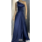 Šaty dlhé elegantné bez rukávov dámske (S/M ONE SIZE) TALIANSKA MÓDA FMPRP23R1396