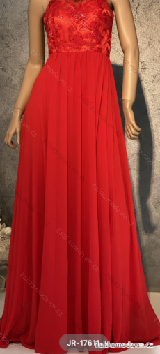 Šaty dlhé elegantné spoločenské bez rukávov dámske (S/M ONE SIZE) TALIANSKA MÓDA FMPRP23JR-17611