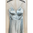Šaty dlhé elegantné spoločenské na ramienka dámske (S/M ONE SIZE) TALIANSKA MÓDA FMPRP23HM2188