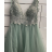 Šaty dlouhé elegantní společenské na ramínka dámské (S/M ONE SIZE) ITALSKÁ MÓDA FMPRP23DF8861