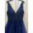 Šaty dlouhé elegantní společenské na ramínka dámské (S/M ONE SIZE) ITALSKÁ MÓDA FMPRP23DF8861