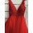 Šaty dlouhé elegantní společenské na ramínka dámské (S/M ONE SIZE) ITALSKÁ MÓDA FMPRP23DF8861