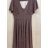 Šaty krátký rukáv dámské (S/M ONE SIZE) ITALSKÁ MÓDA FMPRP2333263