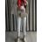 Kalhoty dlouhé s páskem dámské (S-XL) ITALSKÁ MÓDA IMPGM237884 biela S