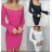 Šaty úpletové dlhý rukáv dámske (S/M ONE SIZE) TALIANSKA MÓDA IMPBB2308775