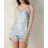 Noční košilka na ramínka dámská (S/M ONE SIZE) ITALSKÁ MÓDA IMPBB23O8009