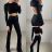 Kalhoty dlouhé dámské (S/M ONE SIZE) ITALSKÁ MÓDA IMPBB23A42538