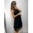 Šaty společenské tylové na ramínka dámské (S/M ONE SIZE) ITALSKá MóDA IM9238543
