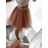 Sukňa naberané TUTU dámska (UNI S/L) TALIANSKÁ MÓDA IM921098/DR S/L one size čierna