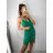 Šaty elegantné mini na ramienka dámske (S/M ONE SIZE) TALIANSKA MÓDA IM322105 korálová