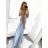 Šaty dlhé elegantné spoločenské plesové na ramienka dámske (S/M ONE SIZE) TALIANSKA MóDA IM3226339/DU S/M staroružová