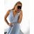 Šaty dlhé elegantné spoločenské plesové na ramienka dámske (S/M ONE SIZE) TALIANSKA MóDA IM3226339/DU S/M staroružová