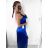 Šaty dlouhý rukáv dámské (S/M ONE SIZE) ITALSKÁ MÓDA IMPBB23A116211/DU S/M Černá