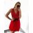 Šaty elegatní na ramínka dámské (S/M/L ONE SIZE) ITALSKÁ MÓDA IM623ADRIANA