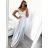 Šaty dlouhé elegantní carmen dámské (S/M ONE SIZE) ITALSKÁ MÓDA IMPBB24B22735