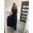 Šaty letní dlouhé na ramínka variabilní zavazování dámské (S/M/L/XL ONE SIZE) ITALSKÁ MÓDA IMM223000HG červená L / XL