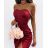 Šaty elegantné na ramienka dámske (S/M/L ONE SIZE) TALIANSKA MÓDA IMPLP2323417015