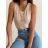 Body bez rukávu dámske (S/M ONE SIZE) TALIANSKA MÓDA IMPLP2337060050