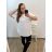 Tričko krátký rukáv dámská nadrozměr (2XL/3XL ONE SIZE) ITALSKá MóDA IM423037