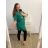Tričko krátký rukáv dámská nadrozměr (2XL/3XL ONE SIZE) ITALSKá MóDA IM423037