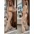 Nohavice dlhé dámske (S/M ONE SIZE) TALIANSKA MÓDA IMPBB23D06034