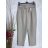 Kalhoty dlouhé s páskem dámské (S-XL) ITALSKÁ MÓDA IMPGM237884-03 béžová S