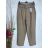 Kalhoty dlouhé s páskem dámské (S-XL) ITALSKÁ MÓDA IMPGM237884-03 béžová S