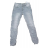 Rifle jeans baggy dlouhé dámské (XS-XL) JEWELLY JEW23JW2306/DU šedá S