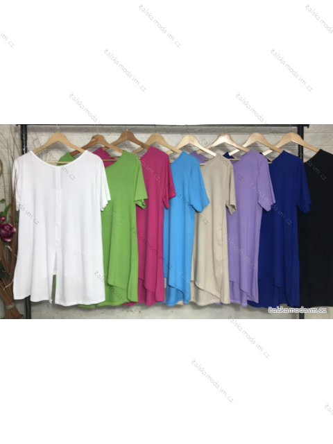 Tunika krátky rukáv dámske (S/M ONE SIZE) TALIANSKA MÓDA IMPGM237500