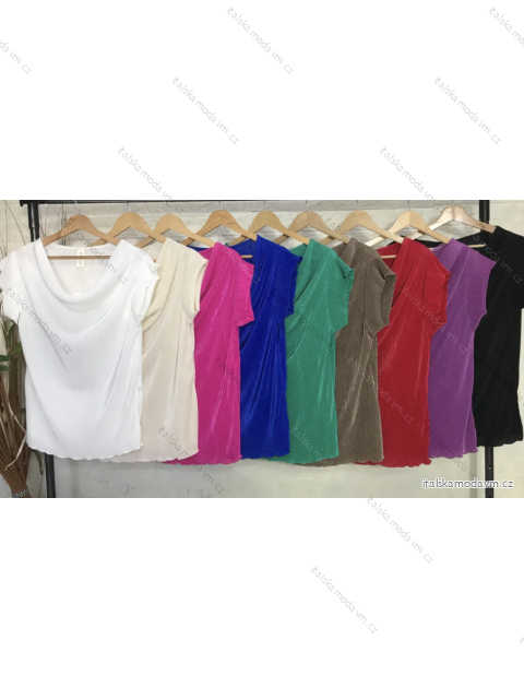 Tunika krátky rukáv dámske (S/M ONE SIZE) TALIANSKA MÓDA IMPGM2323238