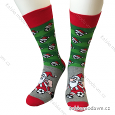 Ponožky veselé slabé pánske Vianočné Futbalové (36-40, 41-43, 44-46) POLSKÁ MÓDA DPP21256