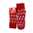 Ponožky veselé vianočné pánske (42-46) POLSKÁ MÓDA DPP21439 červená 42-46