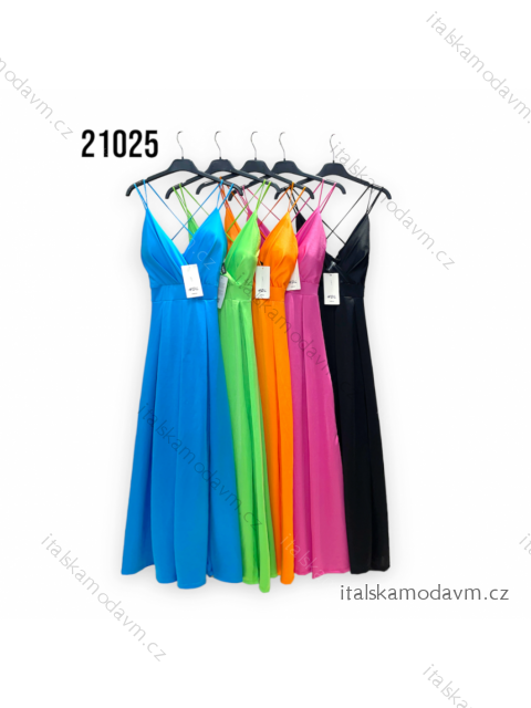 Šaty na ramienka dámske (S/M ONE SIZE) TALIANSKA MÓDA IMPHD2321025-1