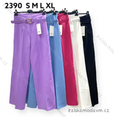 Nohavice dlhé s opaskom dámske (S-XL) TALIANSKA MÓDA IMPHD232390