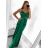 Šaty dlhé elegantné spoločenské na ramienka dámske (S/M ONE SIZE) TALIANSKA MÓDA IMPBB23B23376
