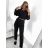 Súprava elegantný top a nohavice dámska (S/M ONE SIZE) TALIANSKA MÓDA IMPGM238023/DU
