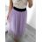 Sukňa dlhá dámska (S/M ONE SIZE) TALIANSKA MÓDA IMM23HG2193/DU tmavě růžová